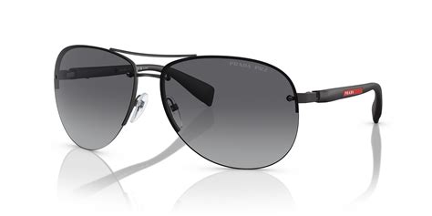 Prada Linea Rossa PS 56MS 65 Polarized Grey .